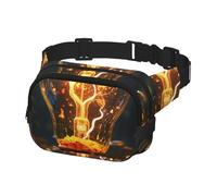 Gürteltasche für Herren und Damen, Glühbirne, verstellbare Hüfttasche, Crossbody-Tasche für Reisen, Schwarz, Einheitsgröße, Schwarz , Einheitsgröße