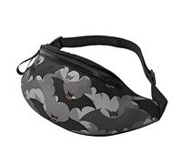 Gürteltasche für Herren und Damen, Halloween, Fledermäuse, modisch, zum Laufen, wasserdicht, Crossbody-Tasche mit verstellbarem Riemen, Sport-Hüfttasche für Reisen