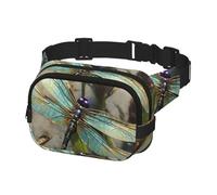 Gürteltasche für Männer und Frauen, Tanzende Libelle, verstellbare Hüfttasche, Crossbody-Tasche für Reisen, Schwarz, Einheitsgröße, Schwarz , Einheitsgröße