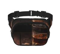 Gürteltasche für Zigarren und Whiskey, verstellbar, große Hüfttasche, Reisegürteltasche, Unisex, Bauchtasche