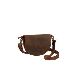 Gürteltasche GREENLAND NATURE "Montenegro", Damen, Gr. B/H/T: 20cm x 16cm x 7cm, braun (cognac), Rindsleder, Taschen Gürteltasche, 2in1 Gürteltasche und Umhängetasche (26025722-0) cognac