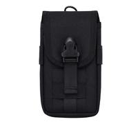 Gürteltasche, leicht und kompakt, 11 x 4,5 x 18 cm, Allzwecktasche, Gürteltasche, Karabiner-Clip, für Reisen, Wandern, Angeln