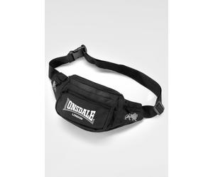 Gürteltasche LONSDALE "HIP", Herren, Gr. B/H/T: 20cm x 11cm x 7cm, schwarz, Canvas, Polyester, unifarben, Taschen Gürteltasche, mit Reißverschlusstaschen, pflegeleicht, schnell trocknend (73756331-0)