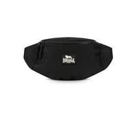 Gürteltasche LONSDALE "OUSBY", schwarz (schwarz, weiß), Obermaterial: 100% Polyester, Taschen Gürteltasche, für Erwachsene, aus Polyester, größenverstellbarer Gurt (73864015-0) schwarz, weiß