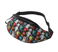 Gürteltasche mit abstraktem Halloween-Druck, für Damen und Herren, Sport-Hüfttasche, Gürteltasche für Reisen, Wandern, Laufen