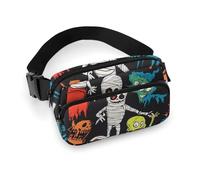 Gürteltasche mit abstraktem Halloween-Druck, Umhängetasche für Damen, modische Hüfttasche