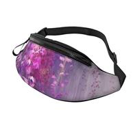 Gürteltasche mit abstraktem lila weinenden Blumen, wasserdichte Sport-Hüfttasche, modische Gürteltasche, Umhängetasche, Hüfttasche mit verstellbarem Riemen, große Schultertasche, Geldbörse für Reisen