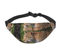 Gürteltasche mit afrikanischem Leopardenmuster, modische Hüfttasche für Damen und Herren, Crossbody-Tasche, Geldbörse, Hüfttasche mit verstellbarem Riemen, wasserdichte Brusttasche für Reisen,