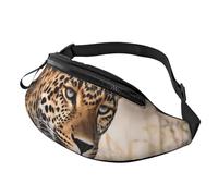 Gürteltasche mit afrikanischem Tier-Leopardenmuster für Herren und Damen, modisch, zum Laufen, wasserdicht, Crossbody-Tasche mit verstellbarem Riemen, Sport-Hüfttasche für Reisen
