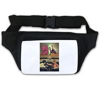 Gürteltasche mit Aufschrift "Take A Ride On LSD", lustige Dinosaurier, Weiß