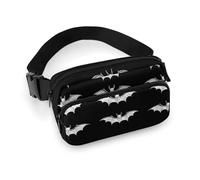 Gürteltasche mit coolem Fledermaus-Aufdruck, für Damen, modische Gürteltasche, Bauchtasche