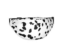 Gürteltasche mit Dalmatiner-Aufdruck für Damen und Herren, verstellbar, lässig, für Sport, Reisen, Wandern, Laufen, Joggen, Schwarz , Einheitsgröße, Hüfttaschen