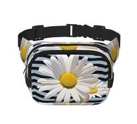 Gürteltasche mit Gänseblümchen-Motiv, klein, modisch, leicht, für Damen und Herren, Laufen, Workout, Wandern, Reisen