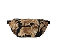 Gürteltasche mit Golden Retriever-Aufdruck, lässig, leicht, Crossbody-Hüfttasche, mit verstellbarem Riemen
