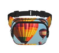 Gürteltasche mit Heißluftballons, klein, modisch, Umhängetasche, leicht, für Damen und Herren, Laufen, Workout, Wandern, Reisen