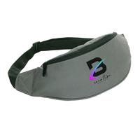 Gürteltasche mit Logo in leuchtendem Pink, verstellbar, mehrere Taschen, Juda