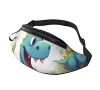 Gürteltasche mit niedlichem Dinosaurier-Motiv, für Damen und Herren, modisch, zum Laufen, wasserdicht, Crossbody-Tasche mit verstellbarem Riemen, Sport-Hüfttasche für Reisen