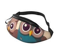 Gürteltasche mit niedlichem Eulen-Design für Damen und Herren, modisch, zum Laufen, wasserdicht, Crossbody-Tasche mit verstellbarem Riemen, Sport-Hüfttasche für Reisen