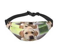 Gürteltasche mit niedlichem Labrador-Hund für Männer und Frauen, modische Hüfttasche überall, Crossbody-Tasche, Geldbörse, Hüfttasche mit verstellbarem Riemen, wasserdichte Brusttasche für Reisen,