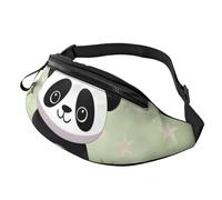 Gürteltasche mit niedlichem Panda-Stern für Herren und Damen, wasserdicht, Sport-Hüfttasche, modische Gürteltasche, Umhängetasche, Hüfttasche mit verstellbarem Riemen, große Schultertasche, Geldbörse