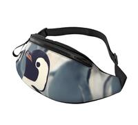 Gürteltasche mit niedlichem Pinguin-Tiermuster für Herren und Damen, modisch, zum Laufen, wasserdicht, Crossbody-Tasche mit verstellbarem Riemen, Sport-Hüfttasche für Reisen
