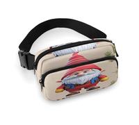 Gürteltasche mit niedlichem Zwerg, leicht, mit verstellbarem Riemen, Hüfttasche für Laufen, Reisen