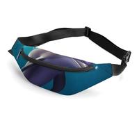 Gürteltasche mit süßem Meerestier-Delfin, mit verstellbarem Riemen, leichte Reise-Umhängetasche, freihändige Mini-Bauchtaschen im Lauf-Fitnessstudio