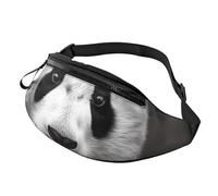 Gürteltasche mit süßem Panda-Motiv, wasserdicht, für Sport, modische Gürteltasche, Umhängetasche, Hüfttasche mit verstellbarem Riemen, große Schultertasche, Geldbörse für Reisen, Wandern
