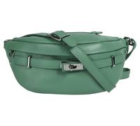 Gürteltasche SAMANTHA LOOK, Damen, Gr. B/H/T: 32cm x 13cm x 9cm onesize, grün (mint), Leder, clean, Taschen Gürteltasche, echt Leder, Made in Italy (87185221-0) mint