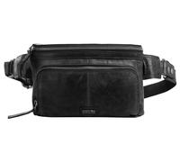 Gürteltasche SPIKES & SPARROW, Damen, Gr. B/H/T: 25cm x 17cm x 6cm onesize, schwarz, Leder, gepflegt, Taschen Gürteltasche, echt Leder (50865654-0)