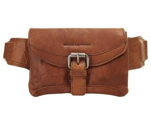 Gürteltasche SPIKES & SPARROW "SPIKES & SPARROW Damen, Herren echt Leder", Gr. B/H/T: 19cm x 13cm x 5cm onesize, braun (cognac), Leder, Taschen Gürteltasche, echt Leder (19502931-0) cognac