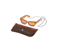 Gürteltasche URBAN CLASSICS "Urban Classics Unisex Sunglasses Bag With Strap & Venice", Gr. onesize, braun, silber, Polyester, unifarben, Taschen Gürteltasche (45341701-0) braun, silber