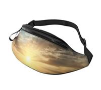 Gürteltasche, verstellbar, Hüfttasche, Feld, Sonnenaufgang, Crossbody-Tasche, Gürteltasche für Damen und Herren