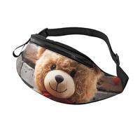 Gürteltasche, verstellbar, niedlicher Bär, Valentinstagsgeschenk, Crossbody-Tasche, Gürteltasche für Männer und Frauen