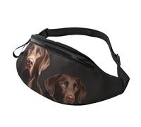 Gürteltasche, verstellbare Hüfttasche, braun, Labrador Retriever, Crossbody-Tasche, Gürteltasche für Männer und Frauen