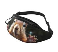 Gürteltasche, verstellbare Hüfttasche, Eichhörnchen, lustige Tier-Crossbody-Tasche, Gürteltasche für Männer und Frauen