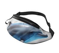 Gürteltasche, verstellbare Hüfttasche, einzigartige 3D-Tier-Delfin-Crossbody-Tasche, Gürteltasche für Damen und Herren