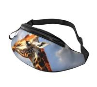 Gürteltasche, verstellbare Hüfttasche, Giraffen- und Sonnenblumen-Umhängetasche, Gürteltasche für Damen und Herren