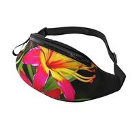Gürteltasche, verstellbare Hüfttasche, Hawaii, bunte Blume, Crossbody-Tasche, Gürteltasche für Männer und Frauen