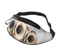 Gürteltasche, verstellbare Hüfttasche, lustige Eule, Crossbody-Tasche, Gürteltasche für Männer und Frauen