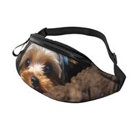 Gürteltasche, verstellbare Hüfttasche, Motiv: A Little Yorkshire Terrier, Crossbody-Tasche, Gürteltasche für Damen und Herren
