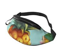 Gürteltasche, verstellbare Hüfttasche, Motiv: tropische Ananas, Umhängetasche, Gürteltasche für Damen und Herren
