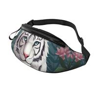 Gürteltasche, verstellbare Hüfttasche, niedlicher weißer Tiger, Crossbody-Tasche, Gürteltasche für Damen und Herren