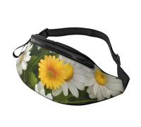 Gürteltasche, verstellbare Hüfttasche, Sommer, Blumen, Gänseblümchen, Crossbody-Tasche, Gürteltasche für Damen und Herren