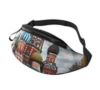 Gürteltasche, verstellbare Hüfttasche, St.-Basilikum-Kathedrale, Rot in Moskau, Crossbody-Tasche, Gürteltasche für Damen und Herren