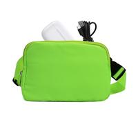Gürteltasche zum, Gürteltasche für Handy, Gürteltasche aus Nylon mit diagonalem Rand, lässige Bauchtasche mit verstellbarem Bund, schlanke und leichte Bauchtasche zum, Reisen, Wandern