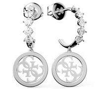 GUES JEWELLERY PURE LIGHT Ohrringe (JUBE0112JWRHT / JUBE01112JWYGT), Einheitsgröße, Nicht-Edelmetalle, Kein Edelstein