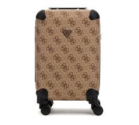 Guess Handgepäckkoffer Berta 18 in 8-Wheeler S 53cm latte logo/brown