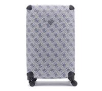 Guess Berta 4G Logo 4-Rollen Trolley hellgrau, Kunststoff, 46 x 77 x 33cm