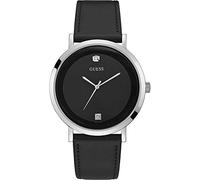 GUESS 44 mm Diamant-Zifferblatt, Schwarz/Silberfarben, NS, GW0009G1-AMZUK